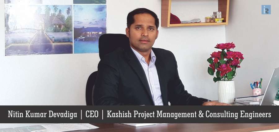 Nitin Kumar Devadiga首席執行官Kashish項目管理與谘詢工程師成功| |見解忙碌雜誌